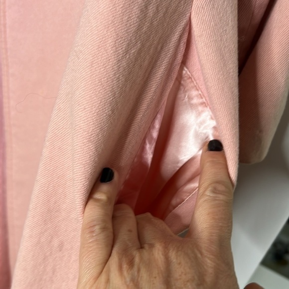 Fleurette Size 6-8 for I.Magnin Vintage Powder Pink Open Coat - Picture 9 of 15